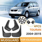 For Volkswagen Touran 2004-2015 4Pcs / Set Car Auto Soft Plastic Splash Flaps Fender Guard