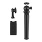 Flexible Mini Octopus Tripod With Ball Head And Phone Clamp