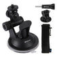 Universal Suction Cup Mount For Action Cameras With Tripod Adapter And Storage Bag