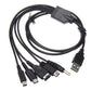 Universal 5-in-1 Usb Charger for Wii u 3ds Nds Psp