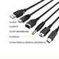 Universal 5-in-1 Usb Charger for Wii u 3ds Nds Psp