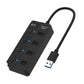 Usb 3.0 To 4 Usb 2.0 Splitter With Independent Switch