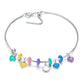 925 Sterling Silver Smiley Pendant For Diy Bracelets & Necklaces