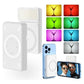 V17 Live Broadcast Magnetic Phone Photography Lamp With Rgb Led Fill Light