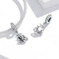 925 Sterling Silver Pirate Skull Pendant For Bracelet Or Necklace