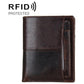Detachable Card Holder Leather Wallet For Men - Antimagnetic Rfid