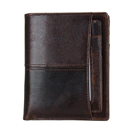Detachable Card Holder Leather Wallet For Men - Antimagnetic Rfid