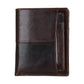 Detachable Card Holder Leather Wallet For Men - Antimagnetic Rfid