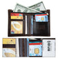 Detachable Card Holder Leather Wallet For Men - Antimagnetic Rfid