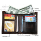 Detachable Card Holder Leather Wallet For Men - Antimagnetic Rfid