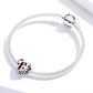 925 Sterling Silver Love Heart Pendant For Diy Bracelets
