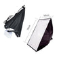 Single Light Softbox Set With Tripod And Arm Jib For Studio Flash