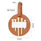 Double-Sided Leather Golf Spike Insert Bag - Outdoor Waist Hanging Storage - Double-Sided Brown