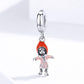 925 Sterling Silver Sunshine Girl Bead Pendant For Diy Bracelets And Necklaces