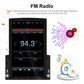 9.7 Inch Vertical Screen Android Car Mp5 Player With Hd 2.5D Glass Standard + 4 Lights Camera