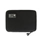 Portable Multifunctional u Disk Storage Bag for Mobile Phone Accessories - Black