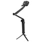 Foldable 3-Way Tripod Selfie Stick For Action Cameras - 20-58Cm Length