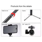 Foldable Tripod Selfie Stick For Action Cameras And Phones - 93Cm