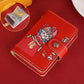 Festive Cartoon Snap Anti Degaussing Card Holder Lucky Change Id Storage Bag - Make A Fortune