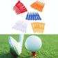 60-Piece Golf Ribbon Needle Plastic Ball Tee - 37Mm Size