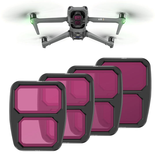Versatile 4-in-1 Lens Filter for Dji Air 3 Drone - For Dji Air 3 4 In 1 Nd8/16/32/64