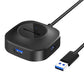 High-Speed 3-Port Usb Hub With Tf / Sd Card Reader