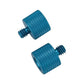 10-Piece 3 / 8 To 1 / 4 Screw Adapter - Blue