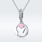 925 Sterling Silver Cat Pendant For Diy Bracelets & Necklaces Style - Pendent + Chain