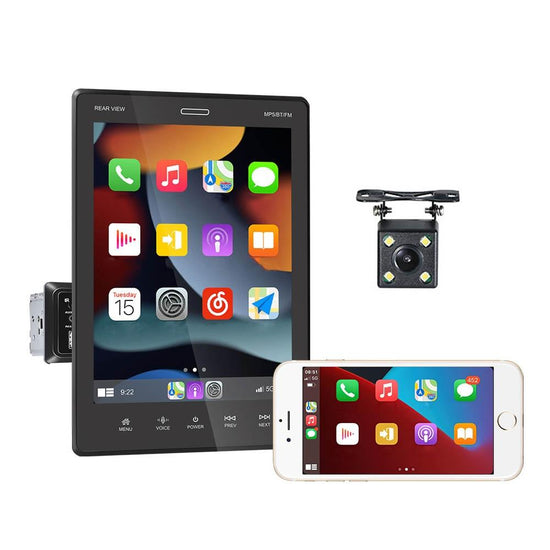 9.5 Inch Carplay Mp5 Player With 4 Light Camera - Standard Style