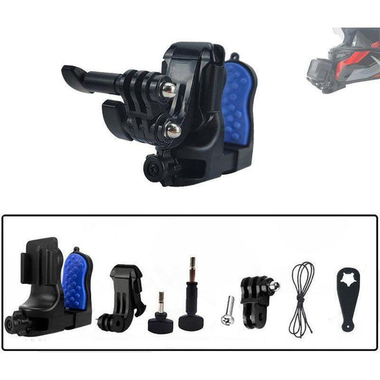 Universal Motorcycle Helmet Mount For Gopro Dji And Sjcam Cameras - Set 2