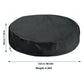 Round Foldable Pool Cover - Dustproof & Sunscreen - 122X30Cm - Black / Silver