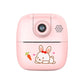 Hd Cartoon Kids Camera With Rotating Lens - Pink 16G