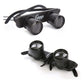 Adjustable Focus Fishing Binoculars - 3X28 With Glass Type And Zippered Case