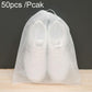 Thickened Non Woven Shoe Storage Bag Portable & Sunscreen - 50Pcs /Pack 32X38Cm Middle