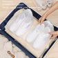 Thickened Non Woven Shoe Storage Bag Portable & Sunscreen - 50Pcs /Pack 32X38Cm Middle