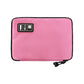 Portable Multifunctional U Disk Storage Bag For Mobile Phone Accessories - Pink