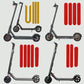 Reflective Stickers for Ninebot Es2 Scooter - Red