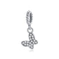 925 Sterling Silver Butterfly Pendant For Bracelet Or Necklace