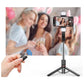 Bluetooth Remote Selfie Stick With Detachable Fill Light And Tripod