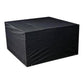 Waterproof 210D Oxford Cloth Cover For Outdoor Furniture Set - Protects From Uv Dust And Rain - 213 X 132 X 74Cm - Black