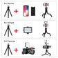 Flexible Mini Octopus Tripod With Ball Head And Phone Clamp For Slr Cameras Gopro And Cellphones