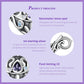 925 Sterling Silver Magic Lamp Beaded Bracelet Accessory