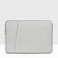 Double-Layer Leather Laptop Bag - 16 / 17 Inch - Gray