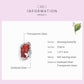 925 Sterling Silver Red Glazed Butterfly Bead Pendant For Diy Bracelets And Necklaces