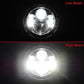 2 Pcs 7 Inch Ip68 Waterproof 6500K 75W Cree Led Headlight Hi / Lo Beam Driving Lamp For Jeep Wrangler Jk Tj Lj
