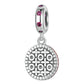 925 Sterling Silver Strawberry Cookie Pendant Beads For Diy Bracelets