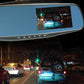 Rearview Mirror Dvr with Left Screen Display