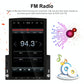9.7 Inch Vertical Screen Android Car Mp5 Player With Hd 2.5D Glass Standard + 8 Lights Camera
