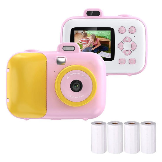 Smart Kids Thermal Camera With Printing Paper - 2.4 - Blue Focus