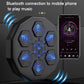 Smart Wall-Mounted Boxing Trainer With Adult Gloves - With Adult Black Gloves